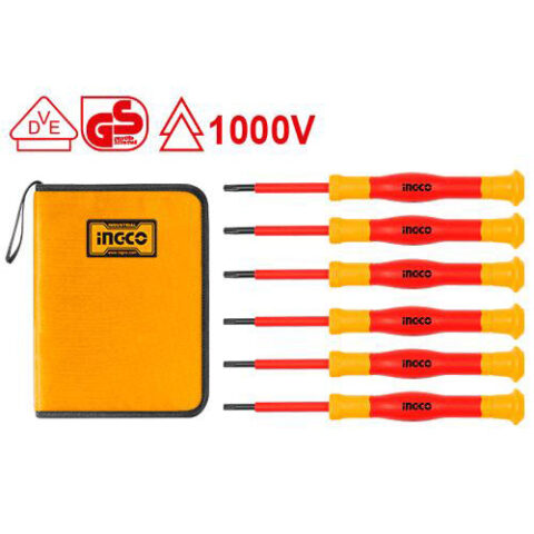 6 Pcs Insulated Precision Screwdriver Screw Driver Set HKIPSD0601 ING-HT