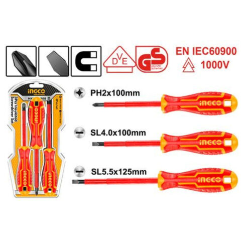 3 Pcs Insulated Screwdriver Set HKISD0308 ING-HT