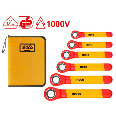 6 Pcs Insulated Ratchet Wrench Set HKISPA0603 ING-HT