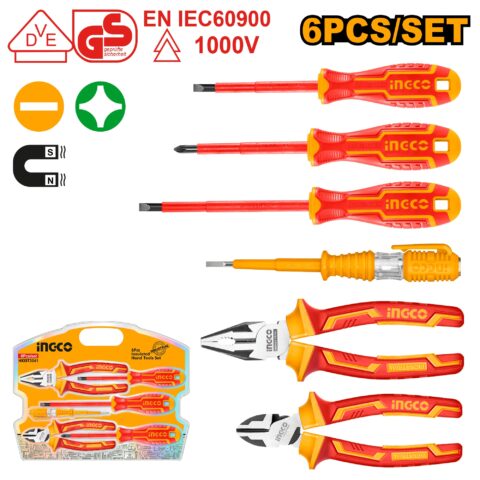 6 Pcs Insulated Hand Tools Set HKIST3061 ING-HT