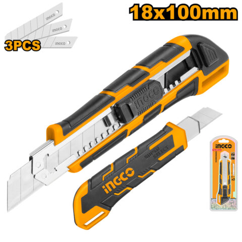 18mm x 100mm Snap-Off Blade Knife Cutter HKNS28035 ING-HT