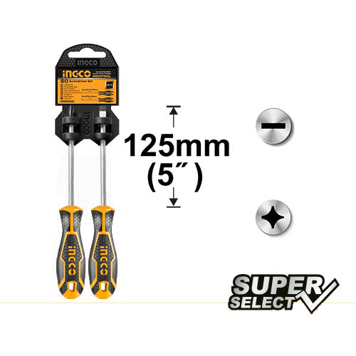 5 Inch Screwdriver 2Pcs /Set HKSD0248 ING-HT - Image 2