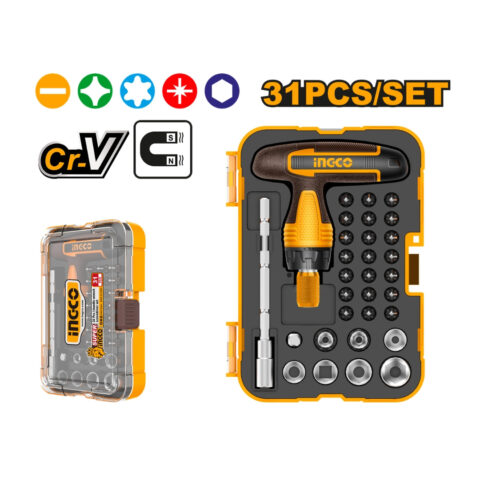 24pcs/31pcs T-handle Wrench Screw driver Set Screwdriver HKSDB0188 | HKSDB0318 ING-HT
