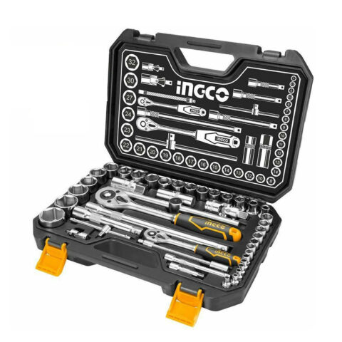 44 Pcs 1/4 Inch + 1/2 Inch Socket Set HKTS42441 ING-AC