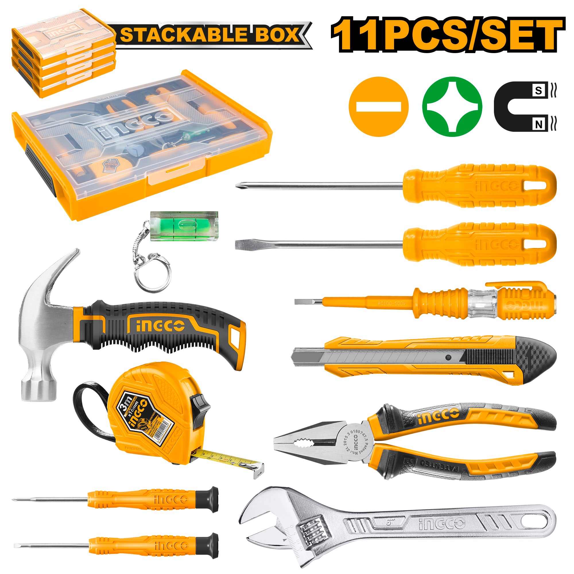 11 Pcs Household Tool Set HKTV01H111 ING-HT