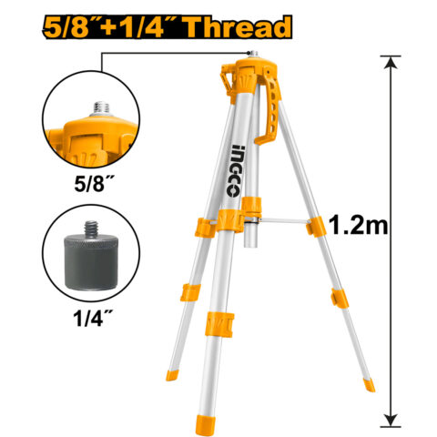 120cm Tripod for Distance Laser Levels HLLT01152 ING-MT
