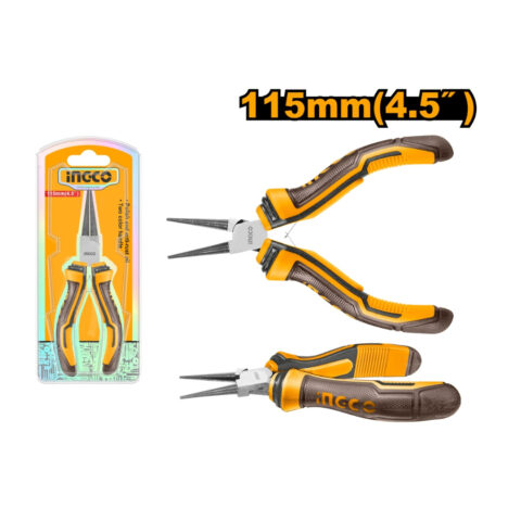 4.5"/115mm Polish and Anti-Rust Plier Oil Mini Round Nose Pliers HMNP08115 ING-HT