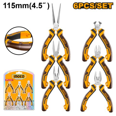 6 Pcs Mini Pliers Set HMPS06115 ING-HT