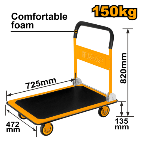 150kg Foldable Platform Hand Truck HPHT11502 ING-HT