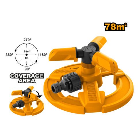 Plastic 3 Arm Rotary Garden Sprinkler HPS23602 ING-HT