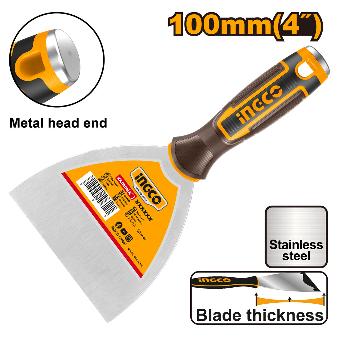 Putty Trowel 4 Inch Stainless Steel HPUT08100 ING-HT
