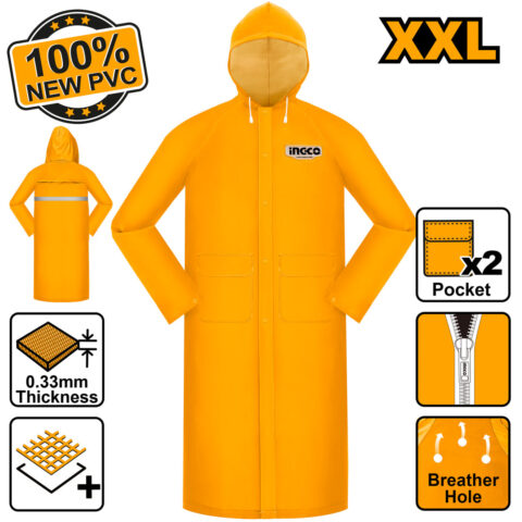 Rain Coat 100% New PVC Material (XXL) HRCTL031.XXL ING-RC