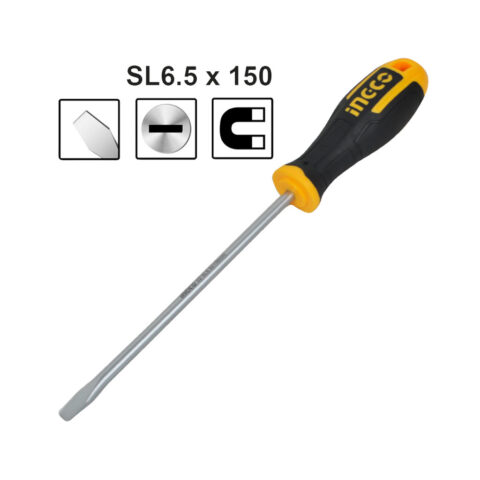Slotted Screwdriver Flat Shank 6.5 x 150mm HS686150 ING-HT
