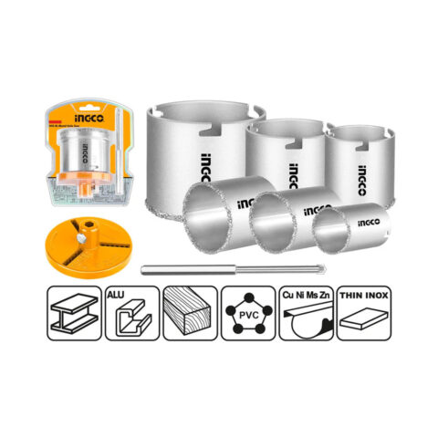TCT Hole Saw Set Carbide Gritted HSB4061 ING-AC