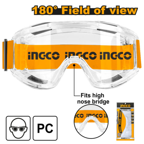 180° Large Field of View Safety Goggles Eye Protection Shield HSG10 ING-SE