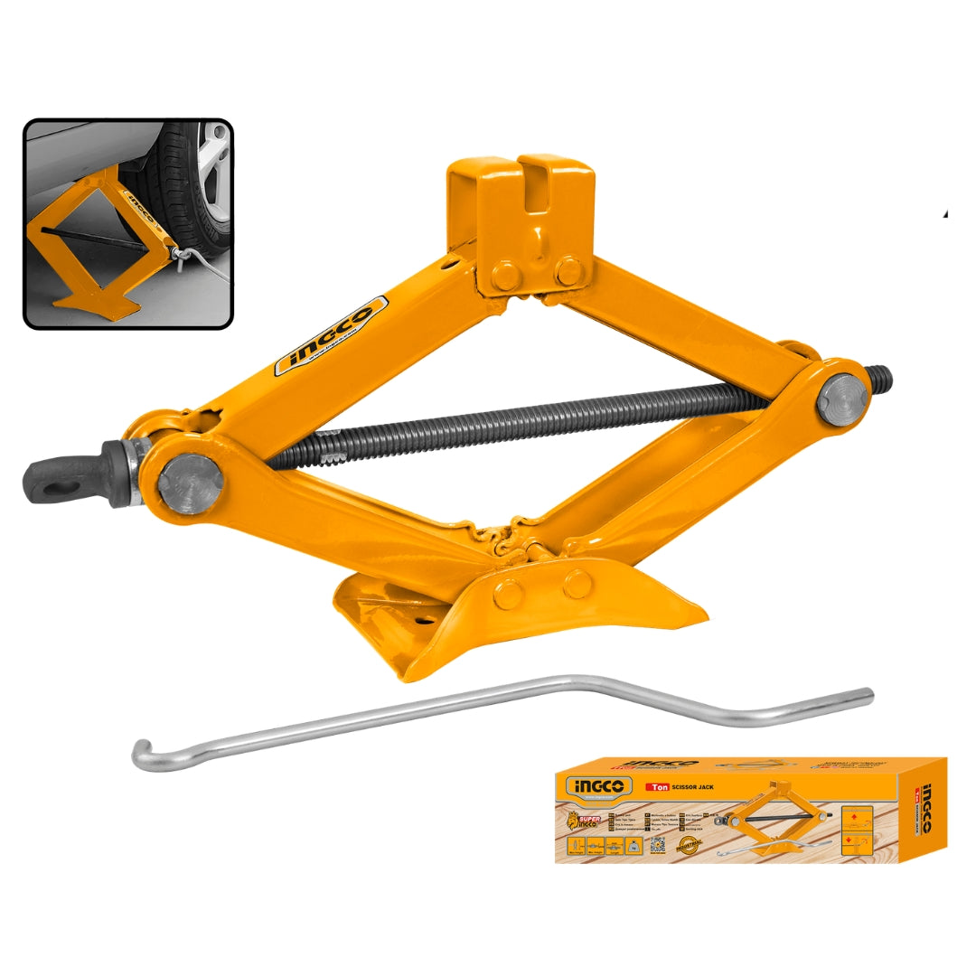 Ingco Heavy Duty Off-road Scissor Jack 1 Ton and 2 Ton ING-HT