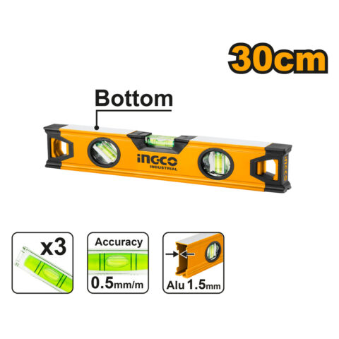 30cm Spirit Level Bar HSL08030 ING-MT