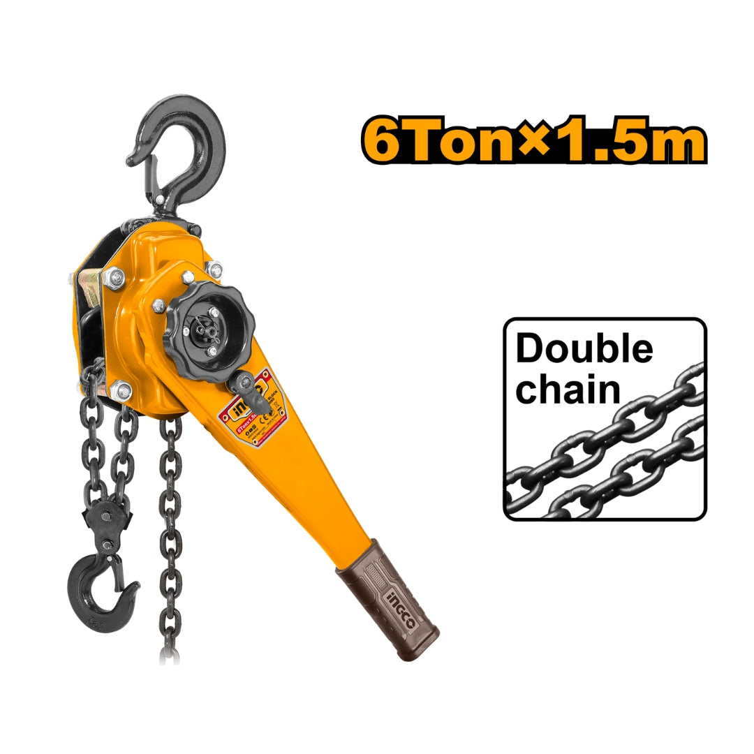Heavy Duty Professional Line 6000kg | 6 Tons Lever Key / Lever Block HSLB0060 ING-HT