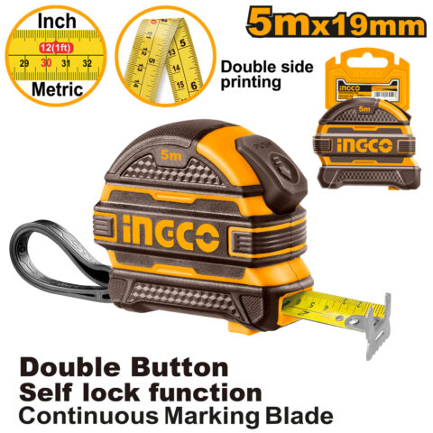 Industrial Steel Measuring Tape 5M HSMT08519 ING-MT
