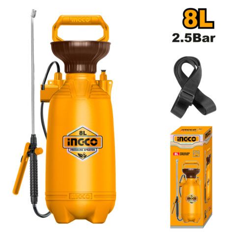 5L / 8L Pressure Mist Disinfectant Knapsack Spray Pesticide Garden Fertilizer Sprayer HSPP30802 ING-GT