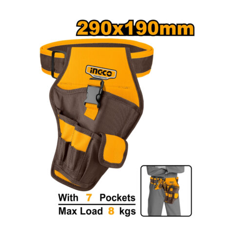 Tool Bag Waist Belt Organizer Drill Holster Multi-purpose 290mmx190mm HTBP030128 ING-TS