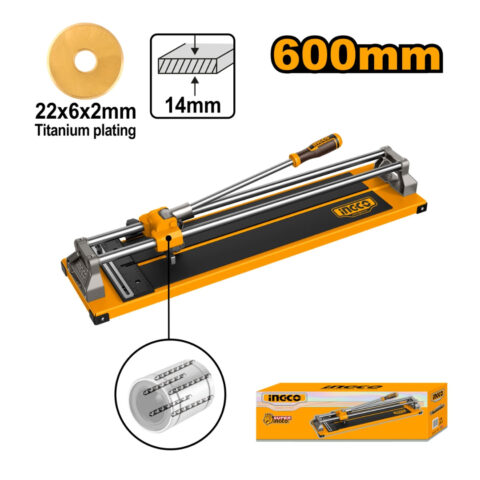 600mm Manual Ceramic Cutter 22 x 6 x 2mm Titanium Plating ING-AC