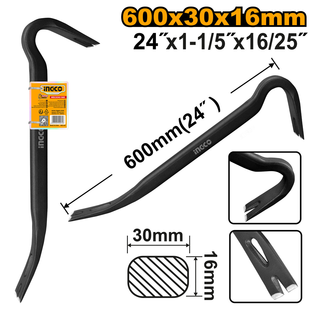 Wrecking Bar 24 Inch HWBA01242 ING-HT