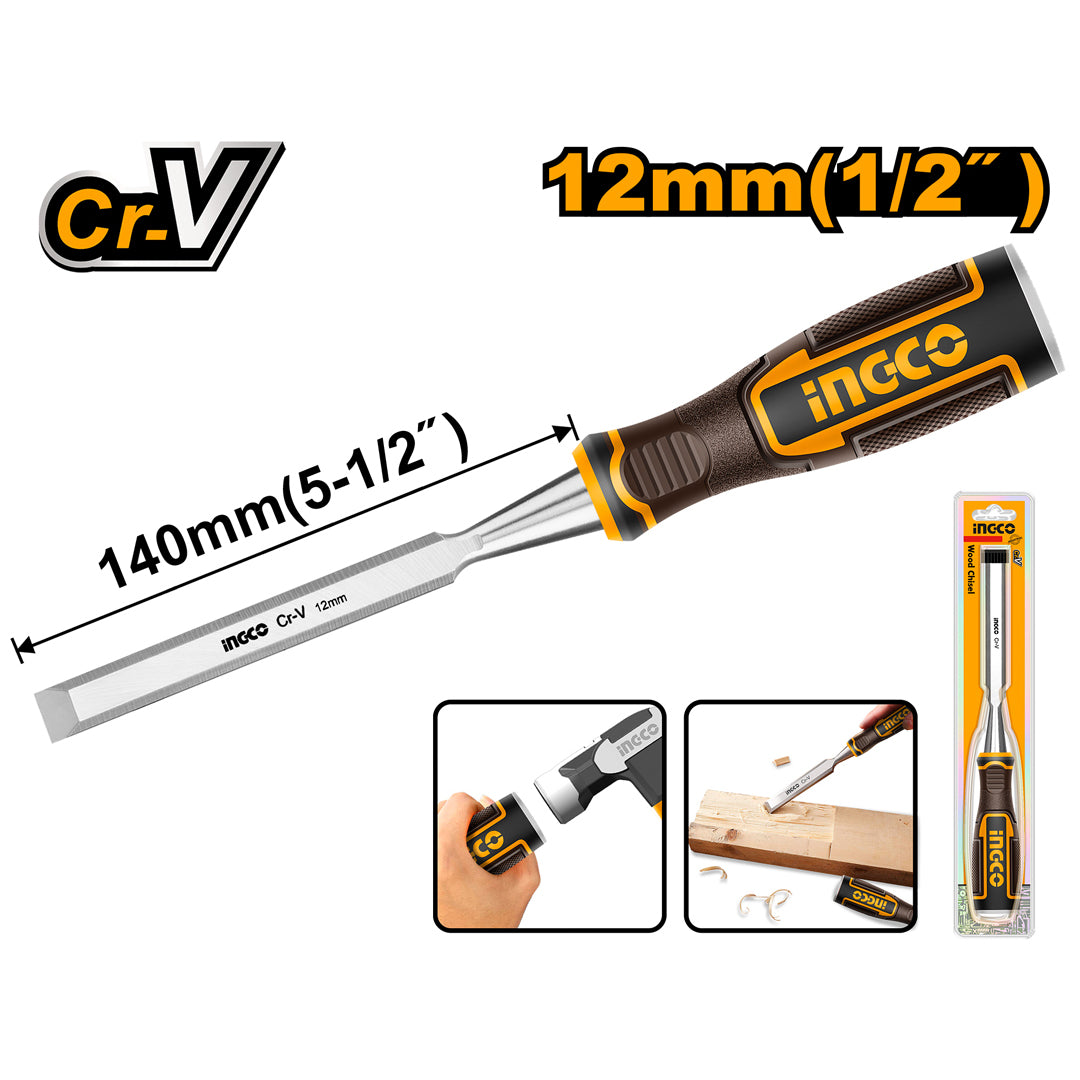 12mm Industrial Wood Carving Hand Chisel HWC0812 ING-HT