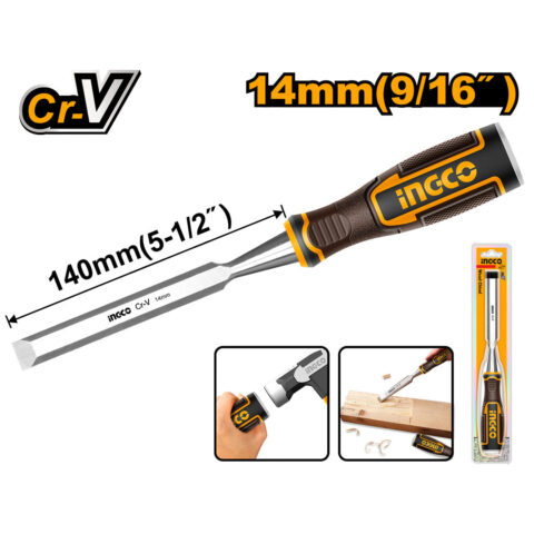 14mm Industrial Wood Carving Hand Chisel HWC0814 ING-HT