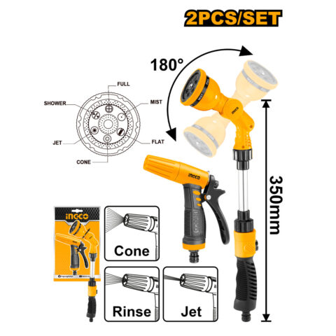 Watering Kit 2 Pcs Nozzle Combo HWSK0201 ING-AC