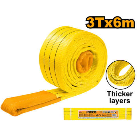 3T x 6M Webbing Sling Great for Heavy Lifting HWSP0306 ING-AC