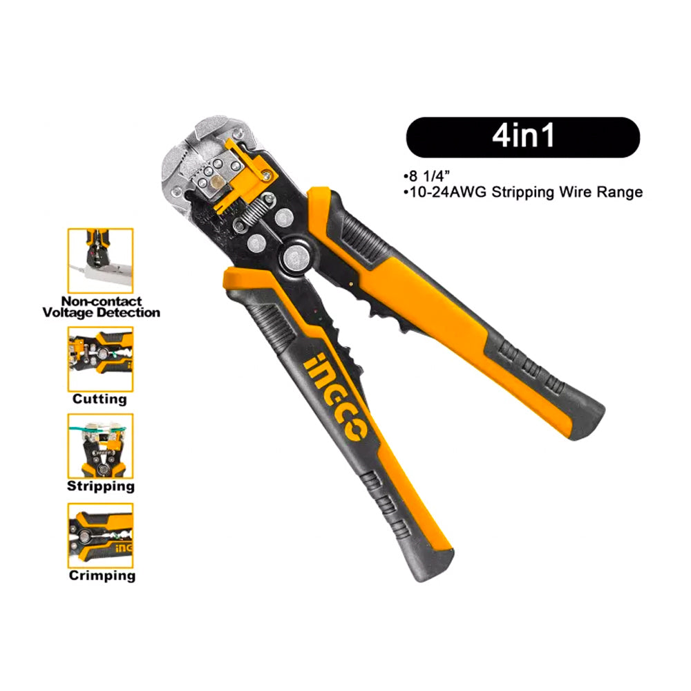 Automatic Wire Stripper 4 in 1 Multi Function HWSP102429 ING-CO