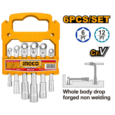 6 Pcs/Set L-Angled Socket Wrecnh Set LASWT0601 ING-HT