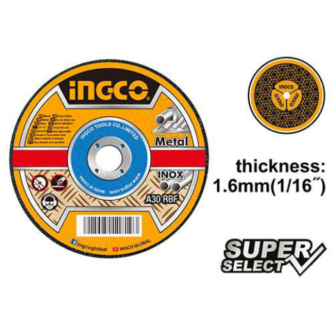 7-Inches Abrasive Metal Cutting Disc MCD161801 ING-AC
