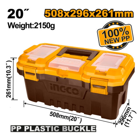 20 inches Plastic Tool Box Storage Organizer Case PBX2001 / PBX2002 ING-TS