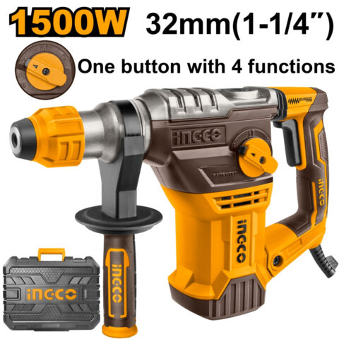 Industrial Heavy Duty Rotary Hammer Drill for Mining SDS 1500W RH150068 ING-PT