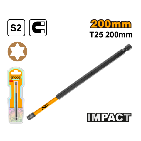Ingco S2 Industrial Steel Impact Screwdriver Bits Set ING-HT
