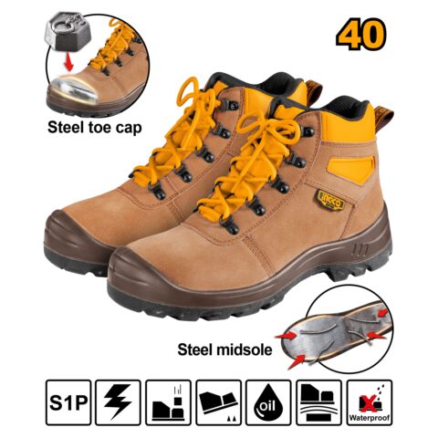 Safety Boots with Steel Toe Cap SSH02S1P ING-SE