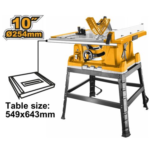 10inch/254mm Extendable Table Saw 2600W(220-240V~50/60Hz) TS26005 ING-PT