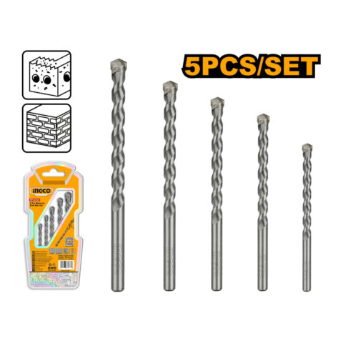 Ingco 5 Pcs Masonry Drill Bits UAKDB3055 ING-AC