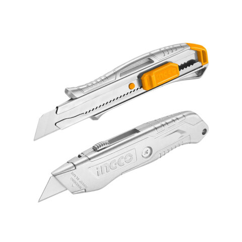 22 Pcs 180mm (7 Inch) Aluminum Utility Knife Cutter Set HUK180225 ING-HT