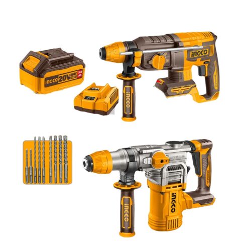 Ingco Cordless P20S/20V 2PCS Combo Kit (CRHLI20288/CRHLI20268) COSLI250462 ING-CT