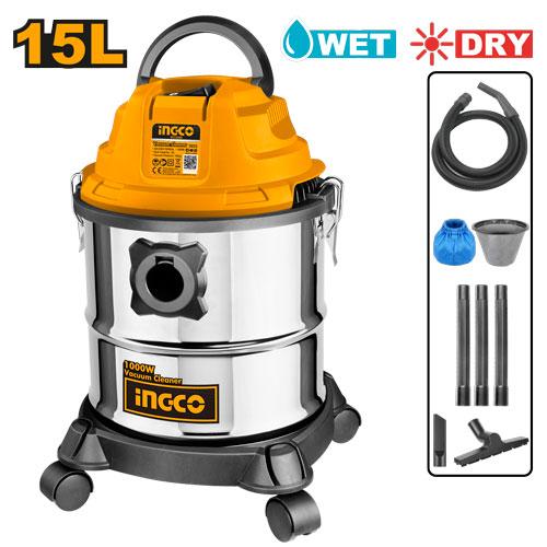 15 Liters Vacuum Cleaner 1000 Watts VC12205 ING-PT