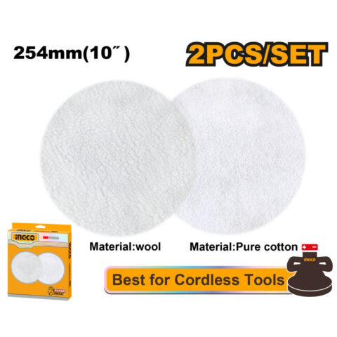 2PCS/Set 254mm(10in)Ø Polishing and Cleaning Set APP25402 ING-CO