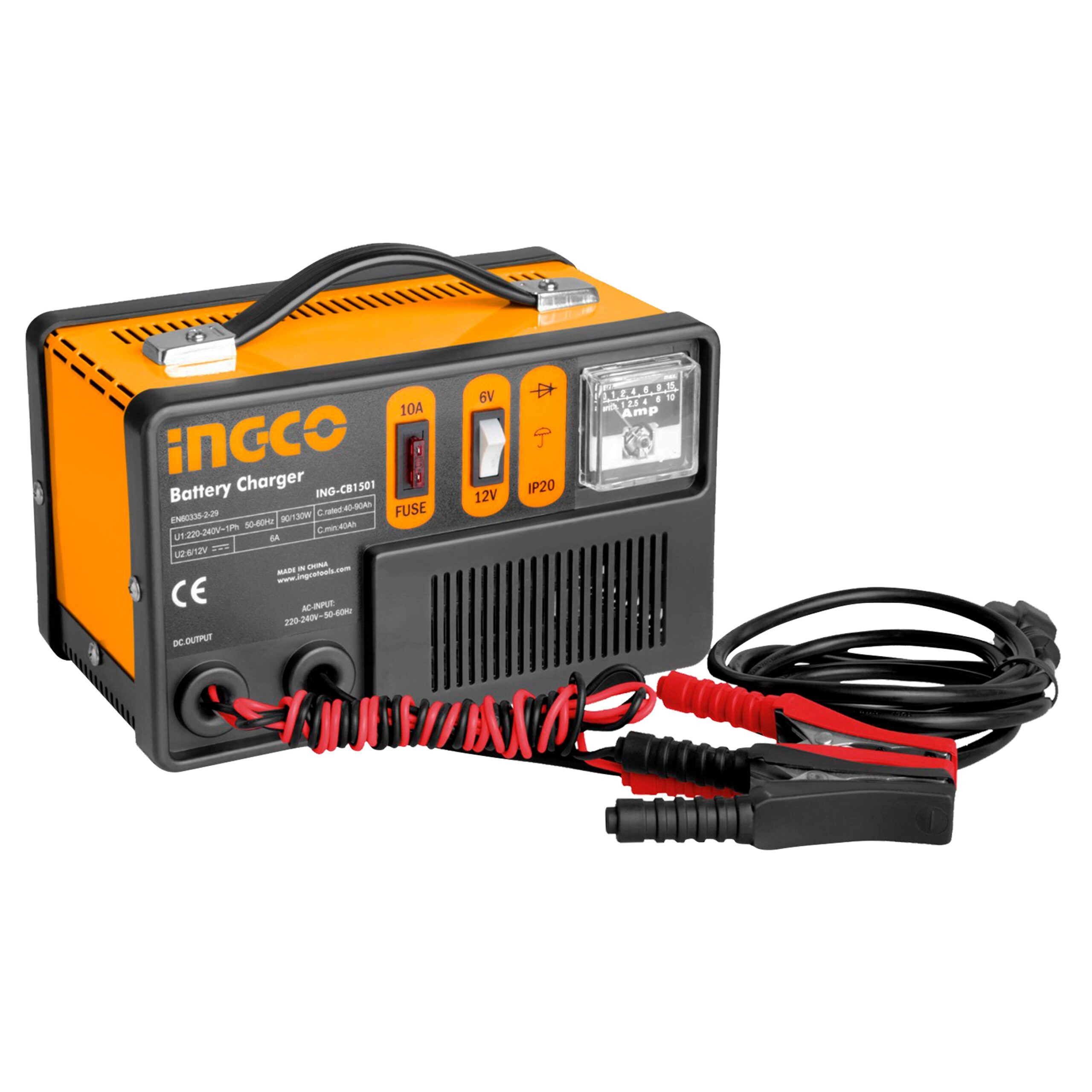 Car Battery Charger 6V /12V ING-CB1501 ING-AC