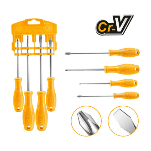 4 Pcs CR-V Screwdriver Set HKSD0458 ING-HT