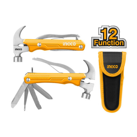 Multi-Function Hammer Tool Set Pliers Screwdriver Hammer Saw w/ Pouch HMFH0121 ING-HT