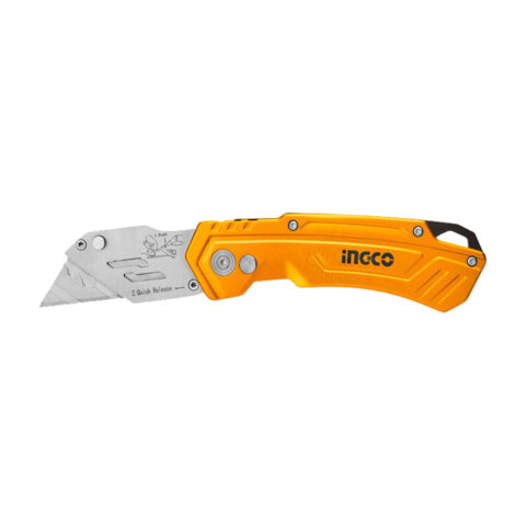 Stainless Steel Folding Utility Knife HUK6288 ING-HT