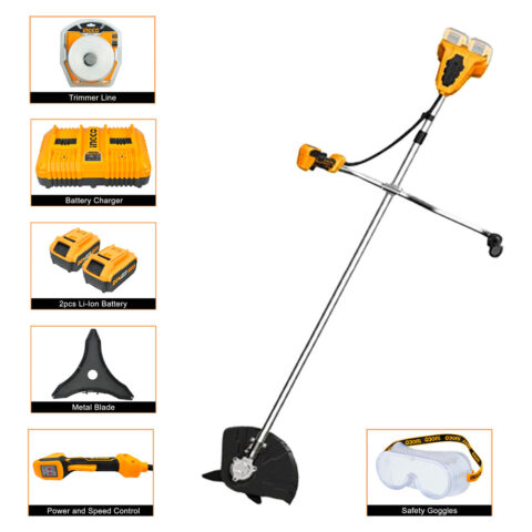 P20S 20V Lithium-Ion Cordless String Trimmer And Brush Cutter CSTLI202522 ING-COR