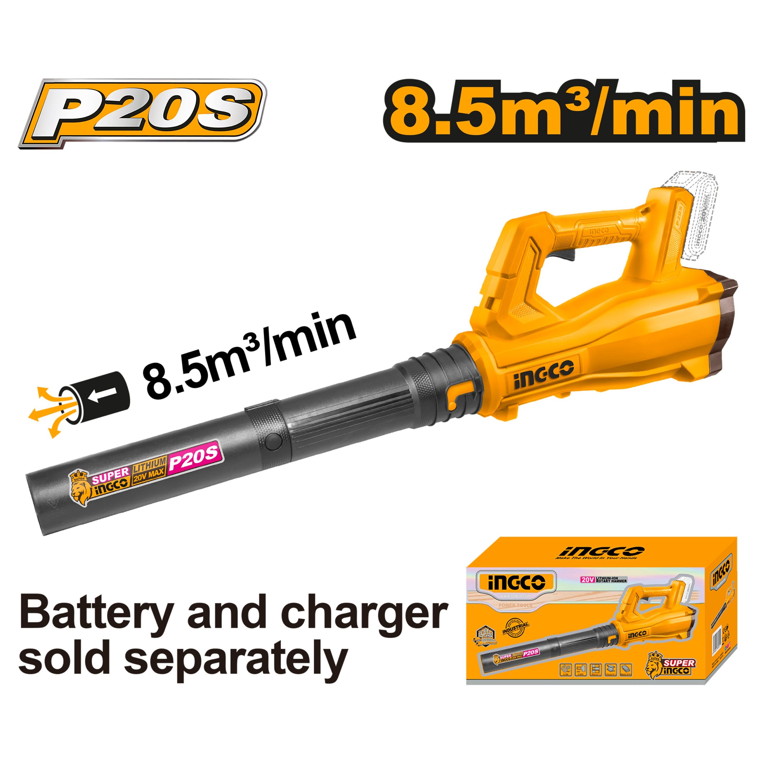 Brushless Motor Lithium-Ion Cordless Blower 20V P20S CABLI20323 ING-COR